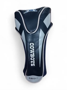 Cowboys Navy Blue and Gray Golf Driver Headcover - Team Insignia